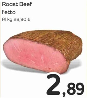 Famila Roast Beef offerta