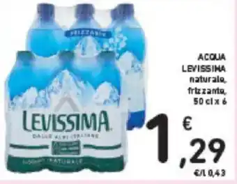 Conad ACQUA LEVISSIMA 50 clx 6 offerta