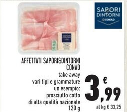 Conad City Conad affettati sapori & dintorni offerta