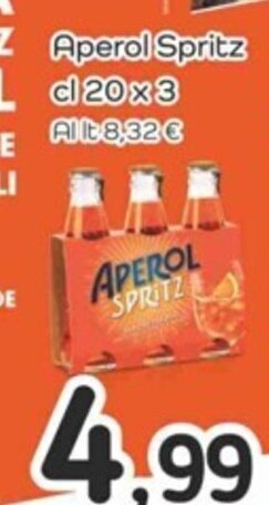 Famila APEROL SPRITZ cl 20 x 3 offerta