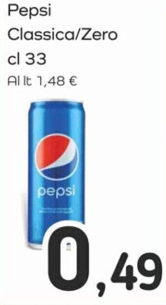 Famila Pepsi Classica/Zero cl 33 offerta
