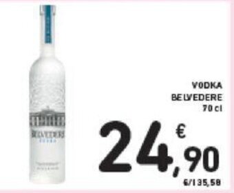 Conad VODKA BELVEDERE 70 cl offerta