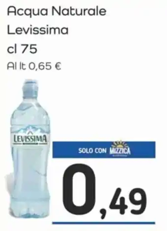 Famila Acqua Naturale Levissima cl 75 offerta