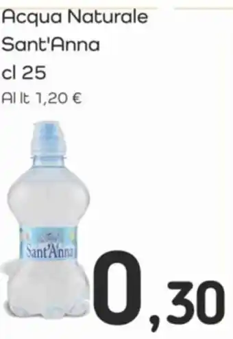 Famila Acqua Naturale Sant'Anna cl 25 offerta