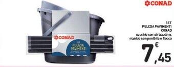 Conad SET PULIZIA PAVIMENTI CONAD offerta