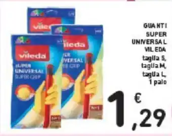 Conad GUANTI SUPER UNIVERSAL VILEDA taglia S,M,L offerta