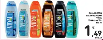 Conad BAGNODOCCIA O BAGNOSCHIUMA VIDAL 400 ml offerta