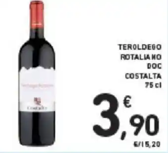 Conad TEROLDEGO ROTALIA NO DOC COSTALTA 75 cl offerta