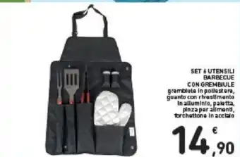 Conad SET 6 UTENSILI BARBECUE CONGREMBIULE offerta