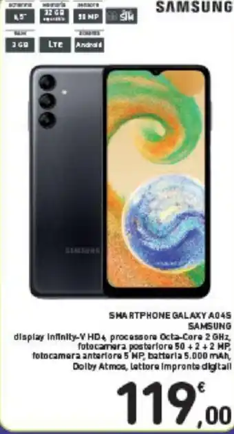 Conad SAMSUNG SMARTPHONE GALAXY A045 offerta