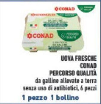 Conad UOVA FRESCHE CONAD PERCORSO QUALITÀ offerta