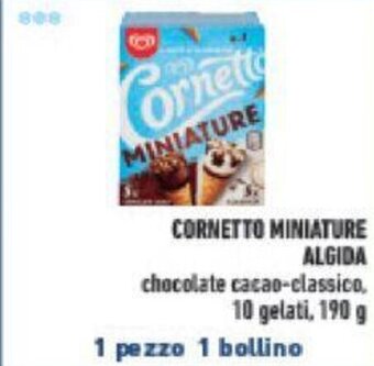 Conad CORNETTO MINIATURE ALGIDA 190 g offerta
