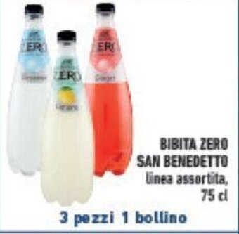 Conad BIBITA ZERO SAN BENEDETTO linea assortita, 75 cl offerta