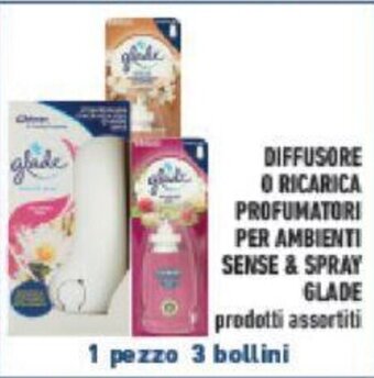 DIFFUSORE O RICARICA PROFUMATORI PER AMBIENTI SENSE & SPRAY GLADE