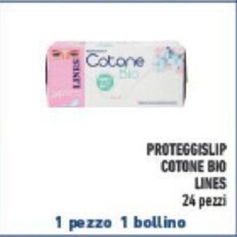 Conad PROTEGGISLIP COTONE BIO LINES 24 pezzi offerta