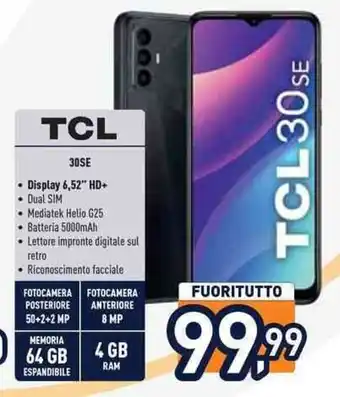 Unieuro TCL 30SE offerta