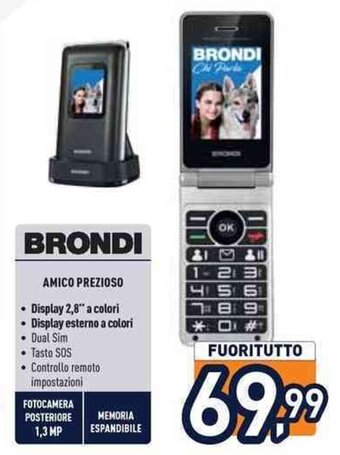 Unieuro BRONDI AMICO PREZIOSO offerta