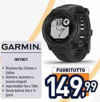 Unieuro GARMIN. INSTINCT offerta