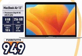 Unieuro MacBook Air 13" offerta