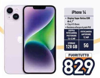 Unieuro iPhone 14 offerta
