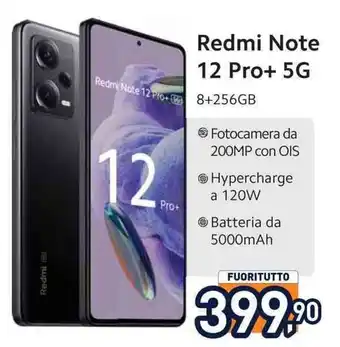 Unieuro Redmi Note 12 Pro+ 5G offerta