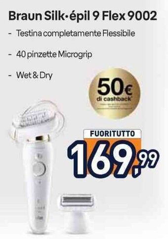 Unieuro Braun Silk-épil 9 Flex 9002 offerta
