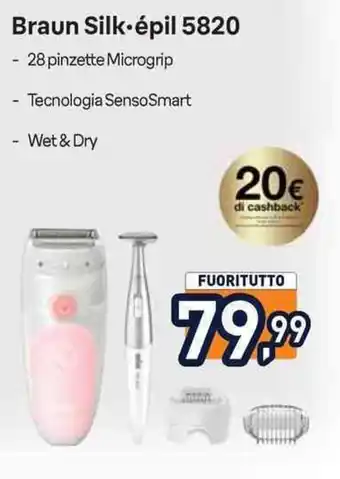 Unieuro Braun Silk-épil 5820 offerta