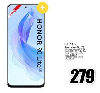 MediaWorld HONOR Smartphone 90 LITE offerta