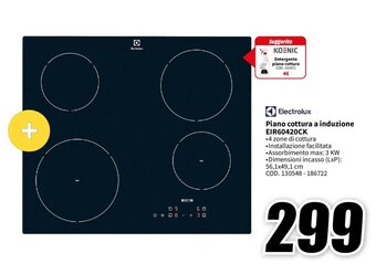 MediaWorld Electrolux Piano cottura a induzione EIR60420CK offerta