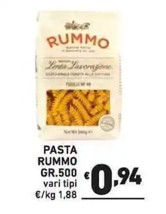Ok Market PASTA RUMMO GR.500 offerta
