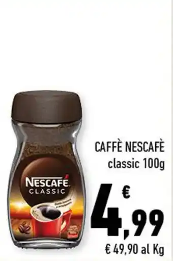 Conad City CAFFÈ NESCAFÈ classic 100g offerta