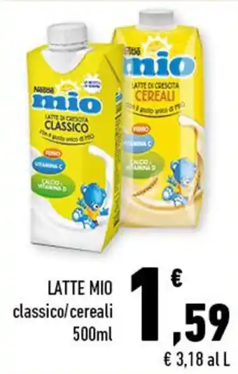 Conad City LATTE MIO classico/cereali 500ml offerta