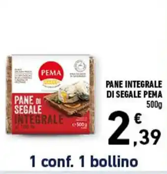 PANE INTEGRALE DI SEGALE PEMA 500g