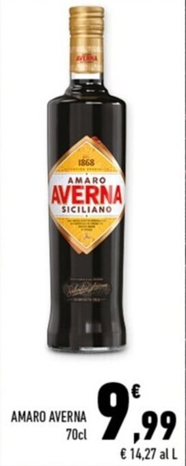 Conad Margherita AMARO AVERNA 70cl offerta