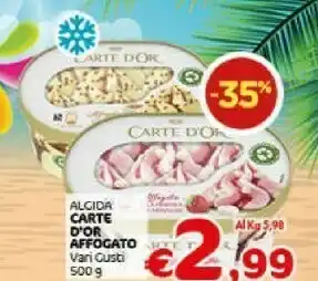 Crai Carte d'or Gelati algida offerta