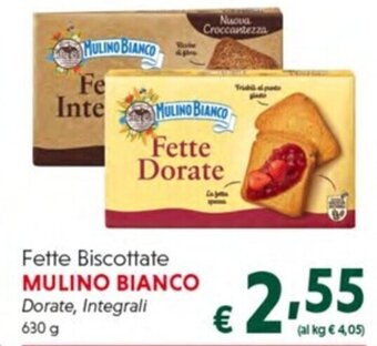DiMeglio Fette Biscottate MULINO BIANCO Dorate, Integrali 630 g offerta