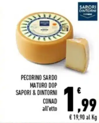 Conad Margherita PECORINO SARDO MATURO DOP SAPORI & DINTORNI CONAD offerta