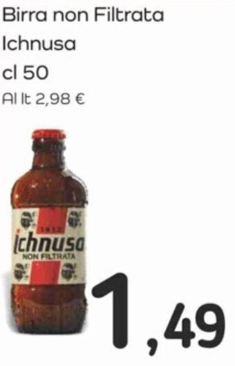 Famila Birra non Filtrata Ichnusa cl 50 offerta
