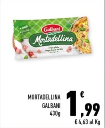 Conad Margherita MORTADELLINA GALBANI 430g offerta
