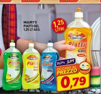 Maury's Detersivo piatti offerta