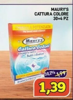 Maury's Detersivo lavatrice offerta