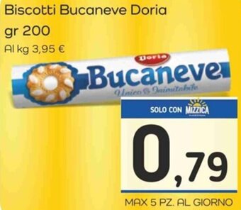 Famila Biscotti Bucaneve Doria gr 200 offerta