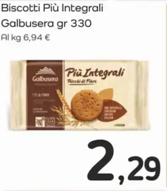Famila Biscotti Più Integrali Galbusera gr 330 offerta