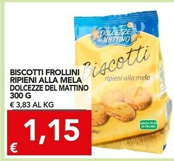TuoDi Dolcezze Del Mattino - Biscotti Ripieni Alla Mela 300 G(ml) offerta