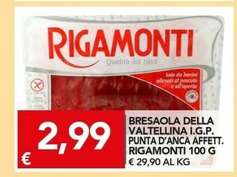 TuoDi Rigamonti Bresaola Della Valtellina IGP offerta