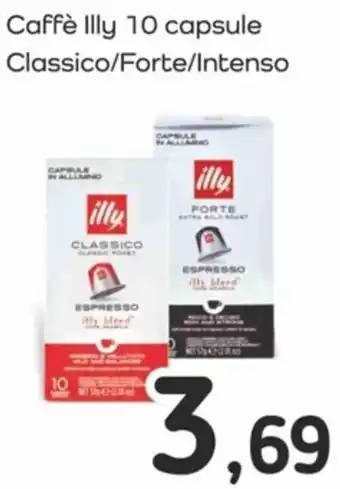 Famila Caffè Illy 10 capsule Classico/Forte/Intenso offerta