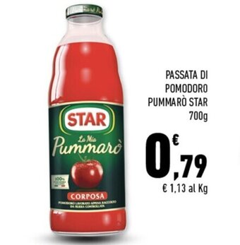 Conad Margherita PASSATA DI POMODORO PUMMARÒ STAR 700g offerta
