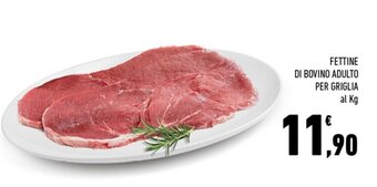 Conad Margherita FETTINE DI BOVINO ADULTO PER GRIGLIA offerta