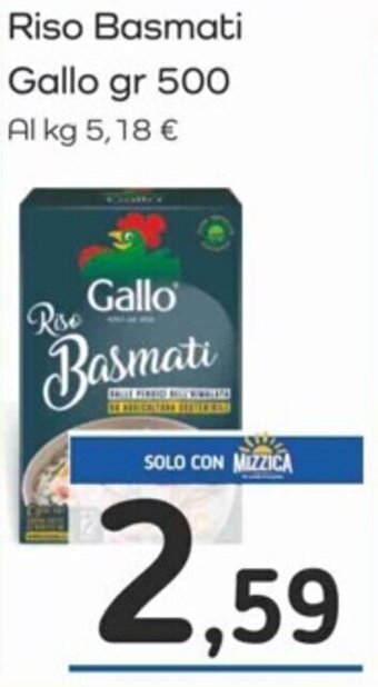 Famila Riso Basmati Gallo gr 500 offerta