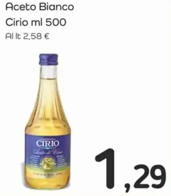 Famila Aceto Bianco Cirio ml 500 offerta